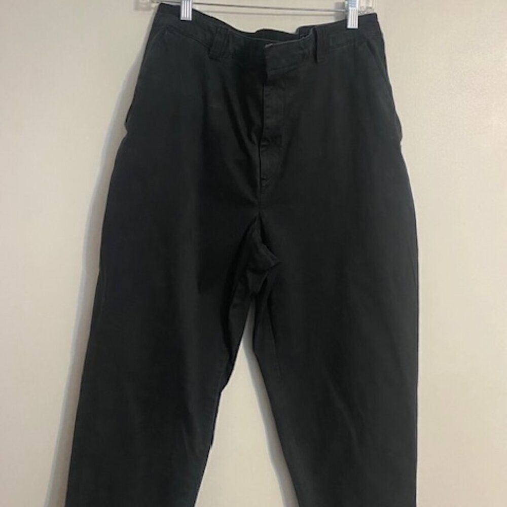 GAP Black Straight up Khaki's ankle pants, size 14